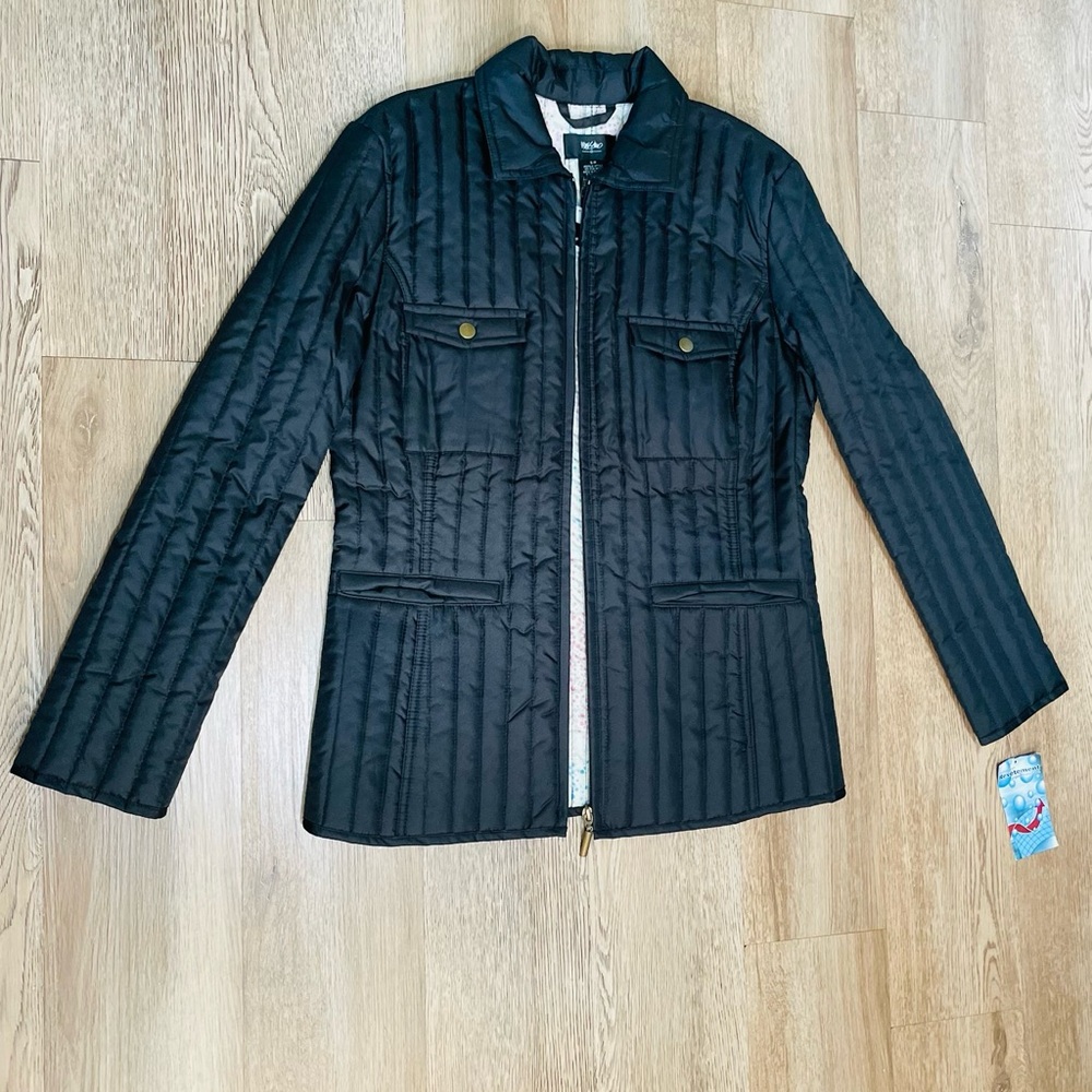 Hysteric Glamour Mossimo Women Black Quilted Jacket New
